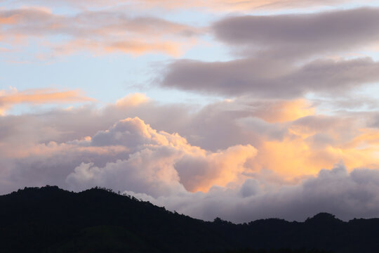 Majestic Mountains Meet the Golden Hour