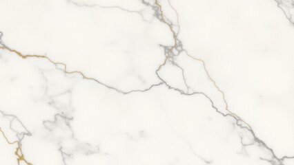 Obraz premium A polished marble floor with rich veins of white, gray, and gold, creating a luxurious, elegant appearance. The veins flow organically, adding depth and sophistication to the design.