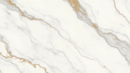 A polished marble floor with rich veins of white, gray, and gold, creating a luxurious, elegant appearance. The veins flow organically, adding depth and sophistication to the design.