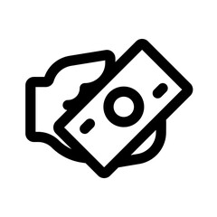 donation outlined style