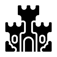 Castle Palace Solid Icon