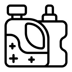 Detergent Line Icon