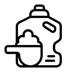 Detergent Line Icon