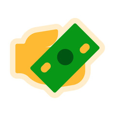 donation sticker style