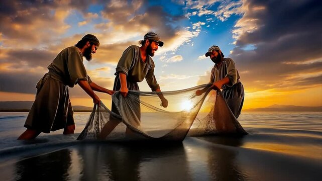 Jesus Addressing the Scribes� Doubts Calmly