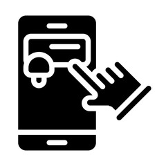 Notification Interaction Solid Icon
