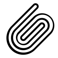 Paper Clip Line Icon