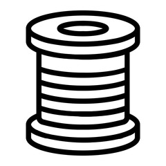 Sewing Thread Line Icon