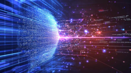 Obraz premium The data of human genome shaped like a galaxy a visual journey through genetic structures