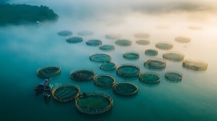 Misty Morning Fish Farm Aquatic Enclosures