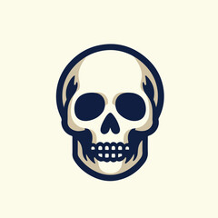 Fototapeta premium cool skull logo image vector