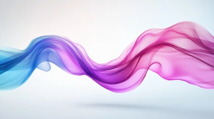 Abstract Flowing Colors: A Symphony of Blue and Purple Hues
