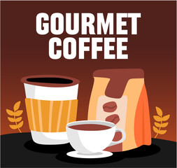 National Gourmet Coffee Day with delicious coffee