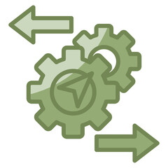 Transition Icon Element For Design