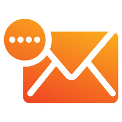 Mail icon element for design