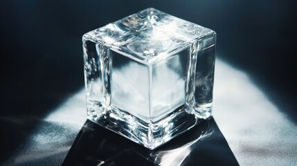 A Stunning Clear Ice Cube, Perfect for Drinks