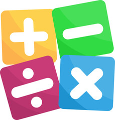 Obraz premium Mathematic Calculation Symbol