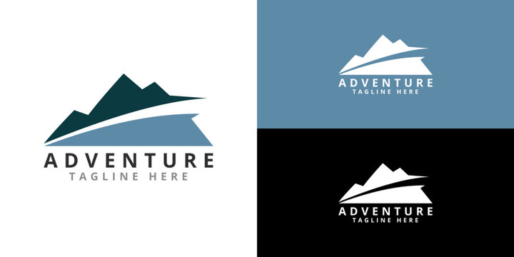 Mountain logo vector