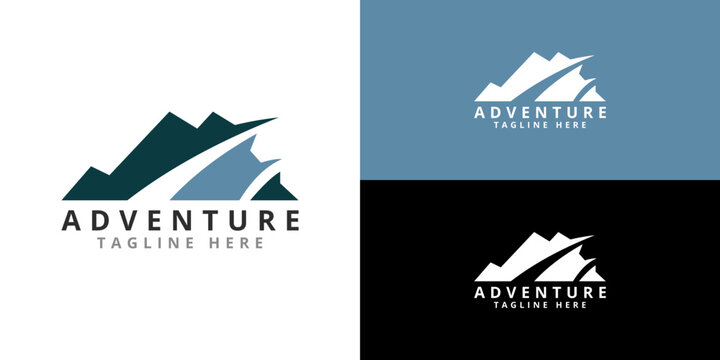 Mountain logo vector