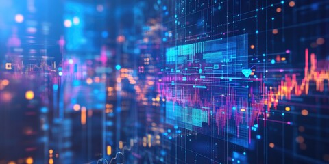 Obraz premium A defocused shot depicts a person using a stylus to sign a digital document on a tablet, accompanied by an abstract office setting.