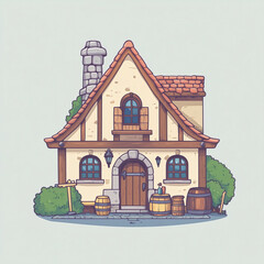 Guildhouse illustration