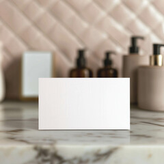 business card blank horizontal in hair salon