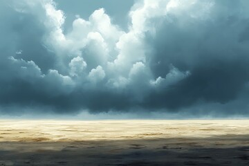 Obraz premium clouds over the sea