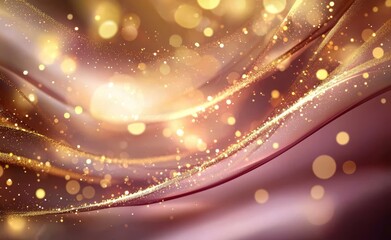Abstract holiday background featuring luxury sparkly pink tones.