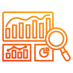 data analytics icon element for design