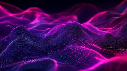 Abstract digital technology background. Innovation high-tech future, network connection, speed movement, AI, metaverse, communication, big data, data transfer, Network, cyber light trails.