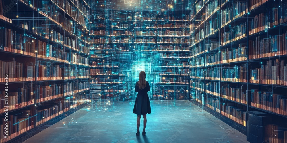 Poster an innovative knowledge library featuring ai-enhanced categorization for efficient and intuitive res