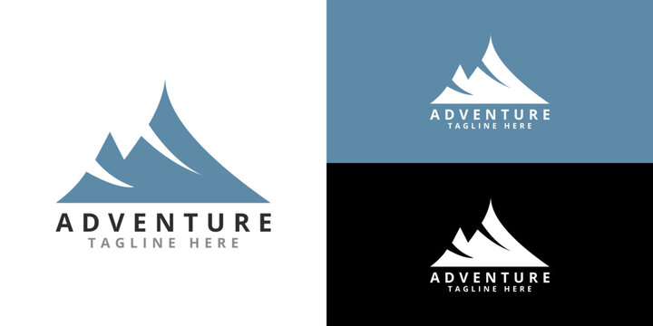 Mountain logo vector