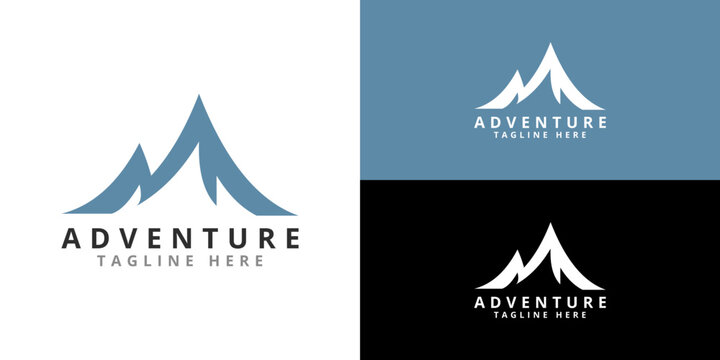 Mountain logo vector