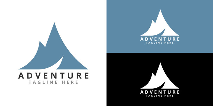 Mountain logo vector