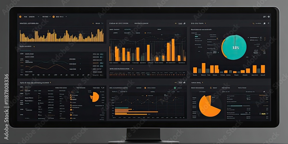 Poster an innovative analytics dashboard that utilizes dynamic data visualization to provide actionable ins