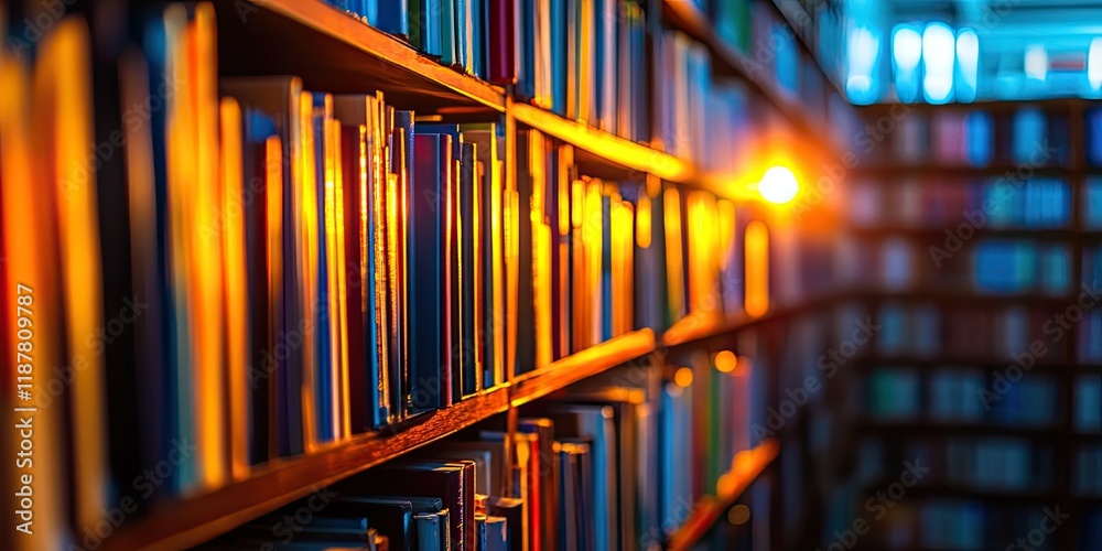 Poster a high-tech digital encyclopedia featuring ai-enhanced search functions that provide quick and compr