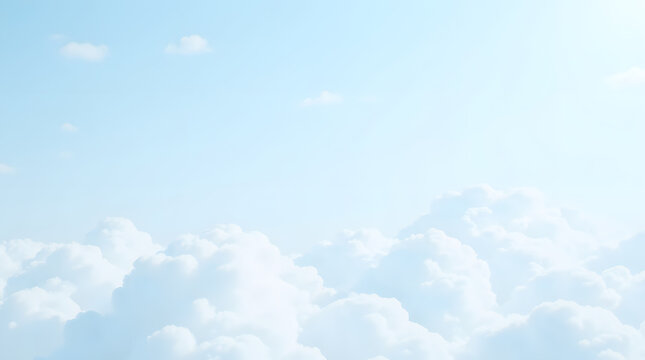 blue sky with clouds
