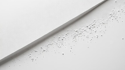 modern concrete wall texture, clean white surface, subtle grain details, minimalist industrial pattern, gentle scattered specks, architectural material study, wide format composition