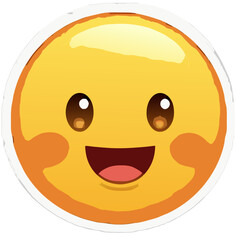 Fototapeta premium smiley face with a smile