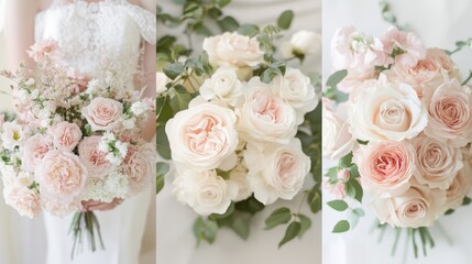romantic rose collections, ethereal floral designs, muted pastel florals, elegant botanical patterns, scattered rose bouquets, soft green foliage, delicate flower illustrations, gentle pink blooms,