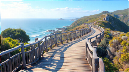 Obraz premium bridge over the river