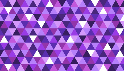 Purple Geometric triangle mosaic pattern. Prism triangular Seamless Pattern Background Holographic Foil Multi Color Triangle Texture. repeat colorful-mosaic wallpaper