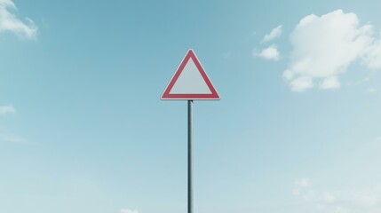 Warning Signage Indicating Hole or Drop-off in a Public Place