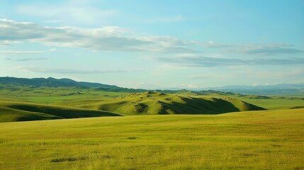 Obraz premium Immerse in the Grandeur: Grassland Natural Background Pictures