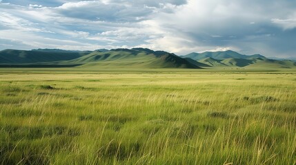 Immerse in the Grandeur: Grassland Natural Background Pictures