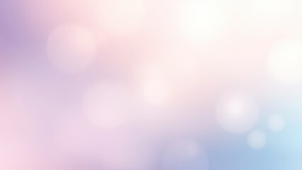 Fototapeta premium Soft, Pastel Gradient Background with Delicate Bokeh Lights