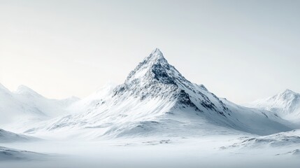 Obraz premium an iceberg. white background.