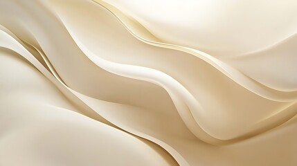 Obraz premium Abstract Beige Waves Smooth Curving Fabric