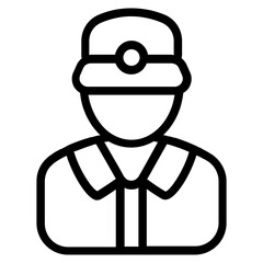Security Line Icon