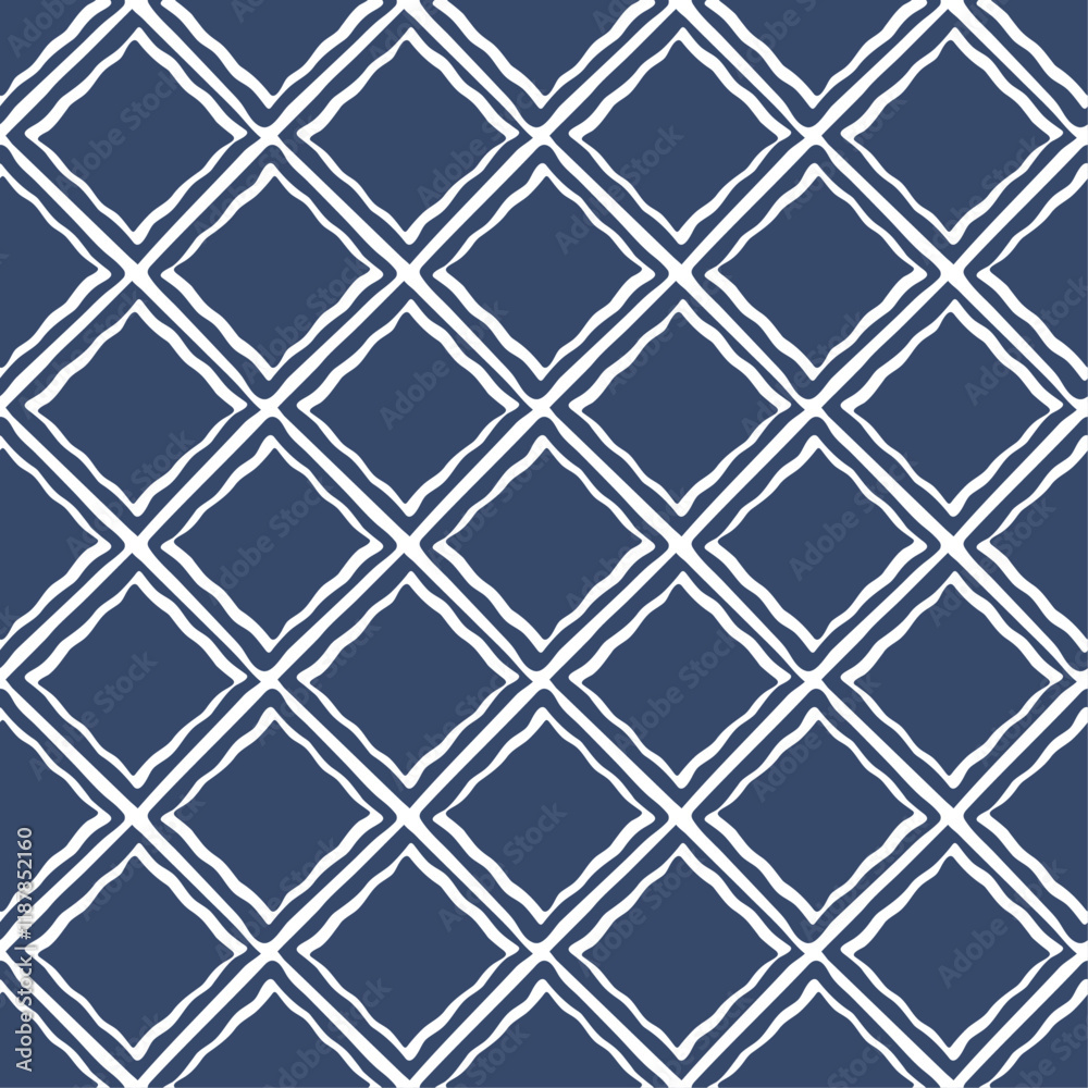 Poster Diamond pattern. Vector repeating pattern.